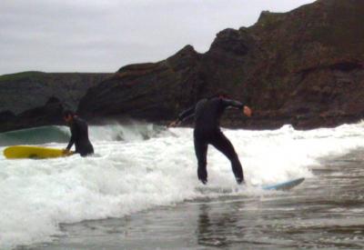 andrés ya había surfeado