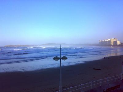con razón lo avisaban desde hace una semana en la surfline...