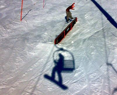 luego en pajares snowboard action!!